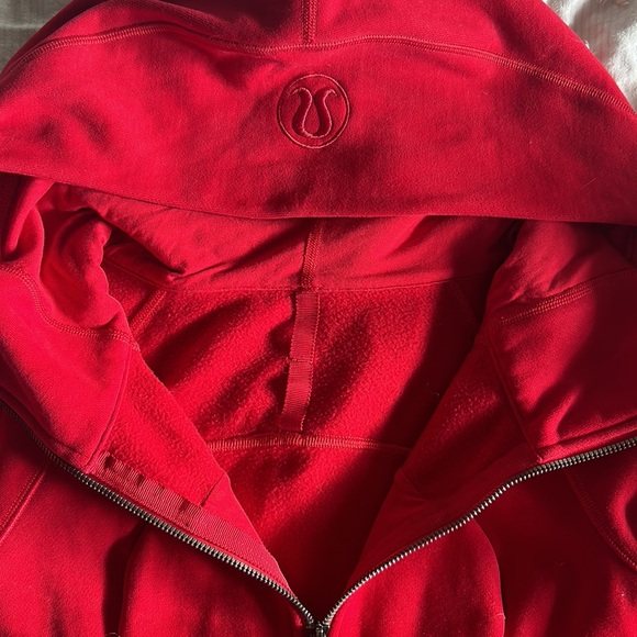 Lululemon special anniversary limited red zip scuba hoodie❤️❤️❤️❤️ - Picture 5 of 6